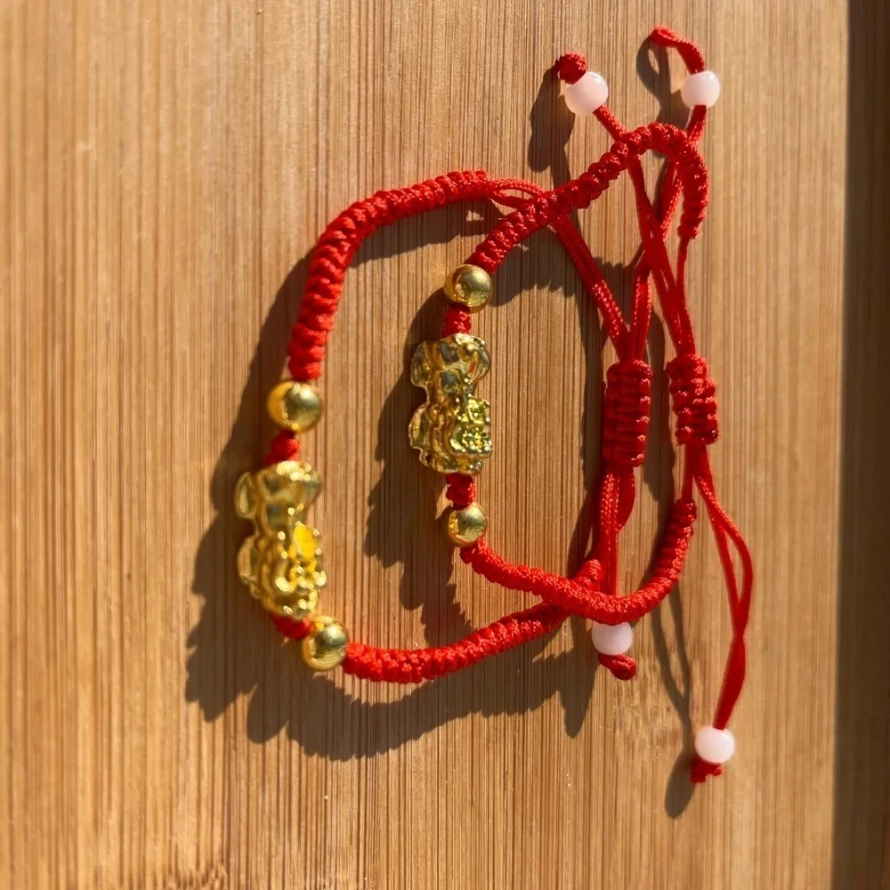Pixiu Wealth String Bracelet Bundle of 2 - Picture 8 of 12